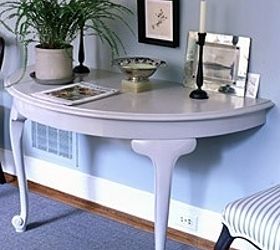 i made a console table out of a 5 garage sale find, painted furniture, Inspiration from Martha Stewart