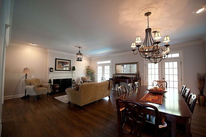 a traditional single family home renovation, home decor