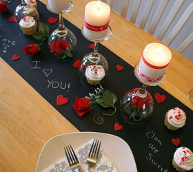 diy valentine s day table, painted furniture, seasonal holiday decor, valentines day ideas