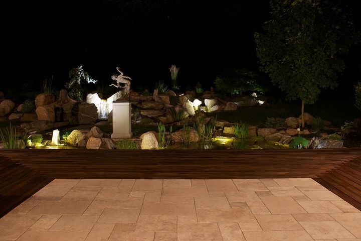 art in the landscape, landscape, outdoor living, ponds water features, Not your typical water feature