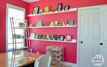 A Bright and Bold Multi-use Craft Room