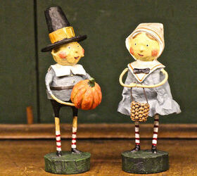 thanksgiving decor using a cast of characters part three, crafts, seasonal holiday decor, thanksgiving decorations, These sweet siblings pictured here in my armoire have visited my garden for the Thanksgiving holiday including a time featured on tumblr