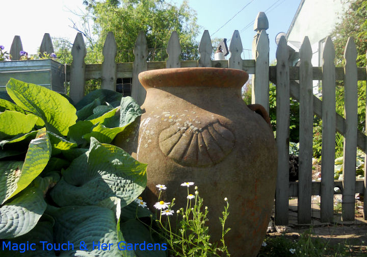 antique urn, gardening, repurposing upcycling, Antique Urn