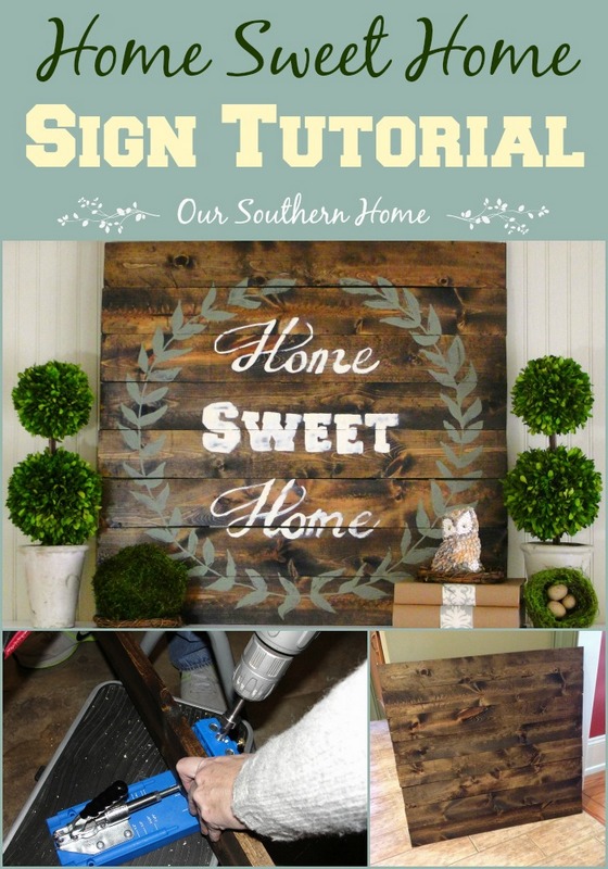 home sweet home sign with annie sloan chalk paint, chalk paint, crafts, home decor, living room ideas, painting, woodworking projects, A large sign is perfect for a mantel