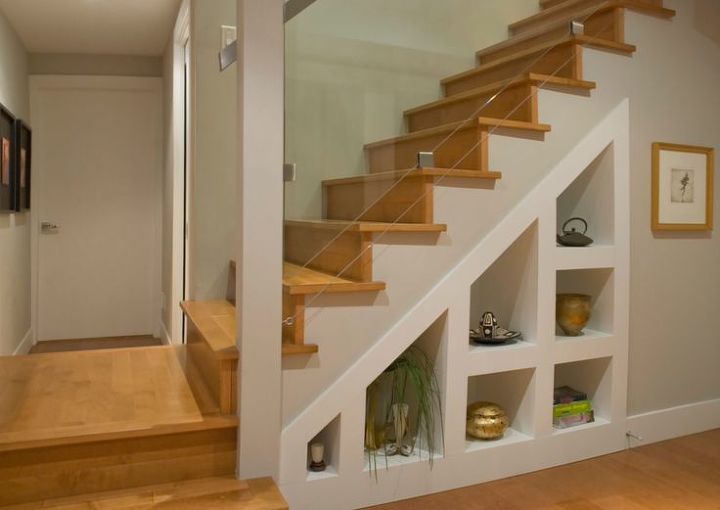 beyond under stairs storage design ideas wine rack cupboards nook, stairs, storage ideas, Shelving perfect for under stairs built in