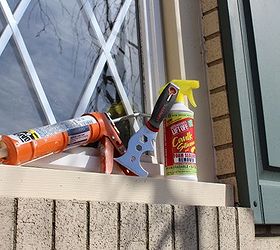 remove silicone caulk with an environmentally friendly product, curb appeal, home maintenance repairs, how to, Use Lift Off a 5 1 painter s tool and some tips to remove outdoor painter s caulk