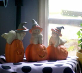 lavender hill is getting ready for fall, halloween decorations, seasonal holiday d cor, Snow baby witches