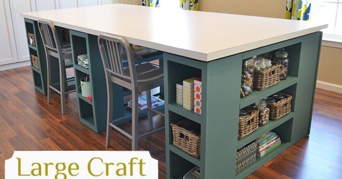 Large Craft Table | Hometalk