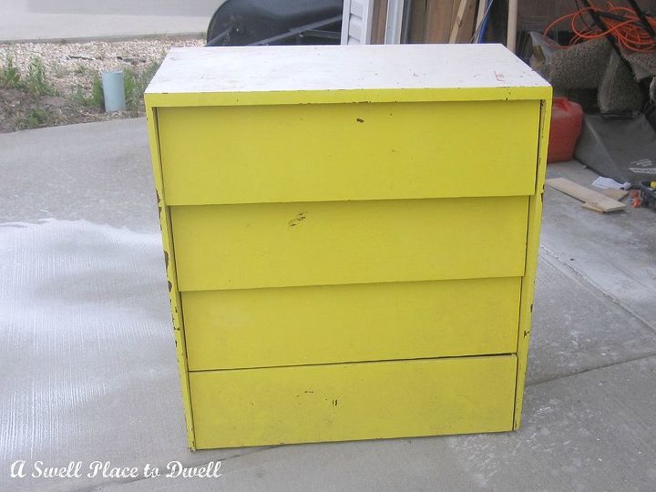 a free dresser finds a new home and a facelift, home decor, painted furniture