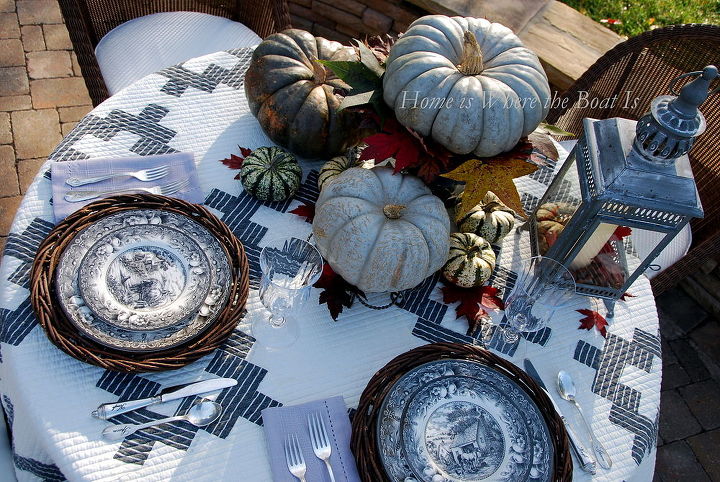 a harvest of gray, outdoor living, seasonal holiday decor