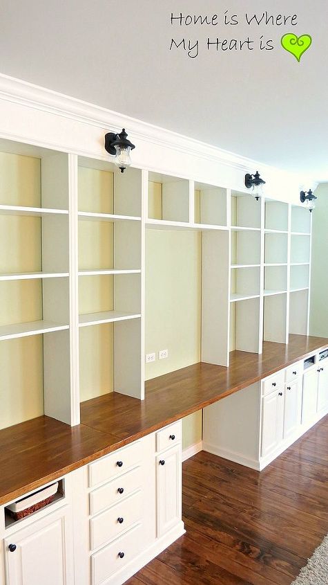 diy built in bookcases