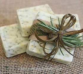 homemade rosemary citrus goats milk soap, crafts, I used torn paper burlap ribbon and raffia to package some soaps into cute little presents
