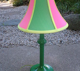 highlighter marker lamp makeover, crafts, lighting, Highlighter Marker Lamp After
