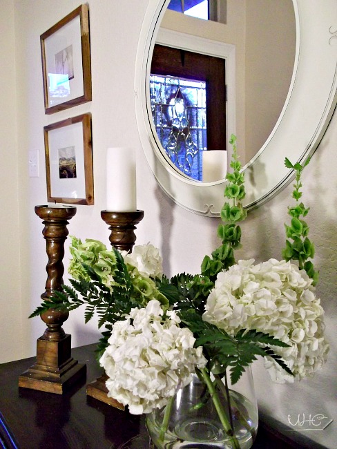 the cottage we call home a home tour, home decor, A warm monochromatic color palette greets guests in the Foyer