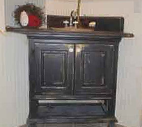 an old tv stand not, bathroom ideas, painted furniture, repurposing upcycling