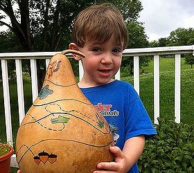 a puzzle of a gourd, crafts, Bug with his puzzle He loves it