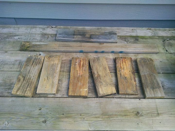 pallet board towel holder, diy renovations projects, pallet projects, repurposing upcycling, Scrap pieces of pallet boards