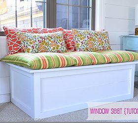 how to build a diy window seat tutorial, diy, how to, painted furniture, woodworking projects, How to build a window seat storage box in an afternoon tutorial