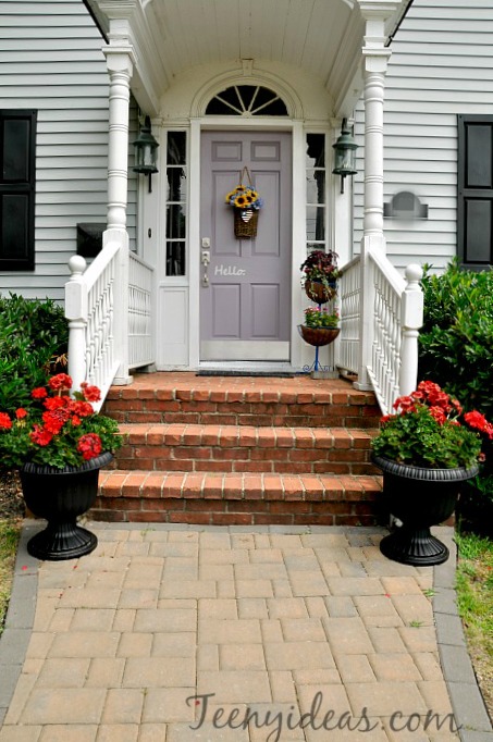 summer front door, doors, patriotic decor ideas, seasonal holiday decor