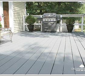 painting a deck, decks, painting, aaahhh so much better