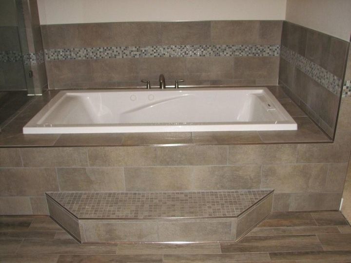 beautiful custom master bathroom remodel, bathroom ideas, home decor, home improvement, Custom ceramic tile and flooring