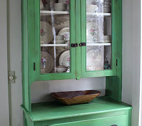 update an old cupboard with a fresh coat of paint and some fabric step by step, closet, painting