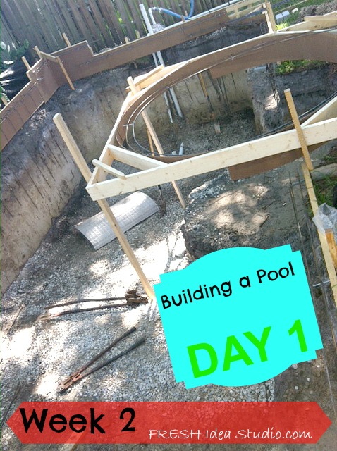 week 2 of counting down to a backyard escape, outdoor living, pool designs, and here