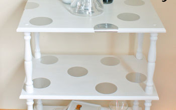 Add Polka Dots To Furniture- Easy DIY