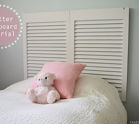 Shutter Headboard Tutorial by thediydreamer Hometalk