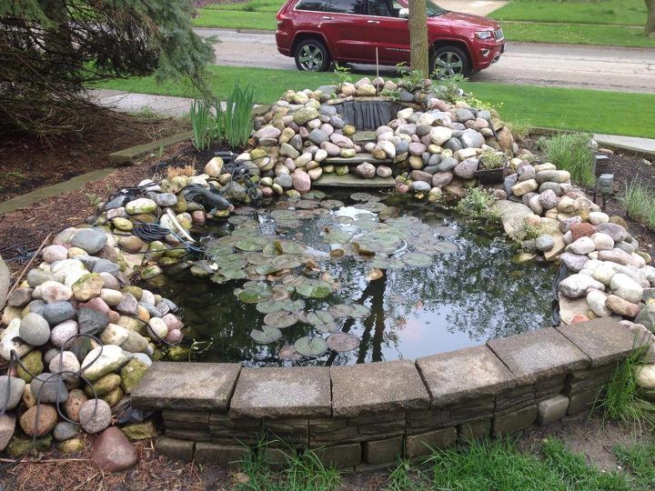pond renovation project, outdoor living, ponds water features, Before Renovation