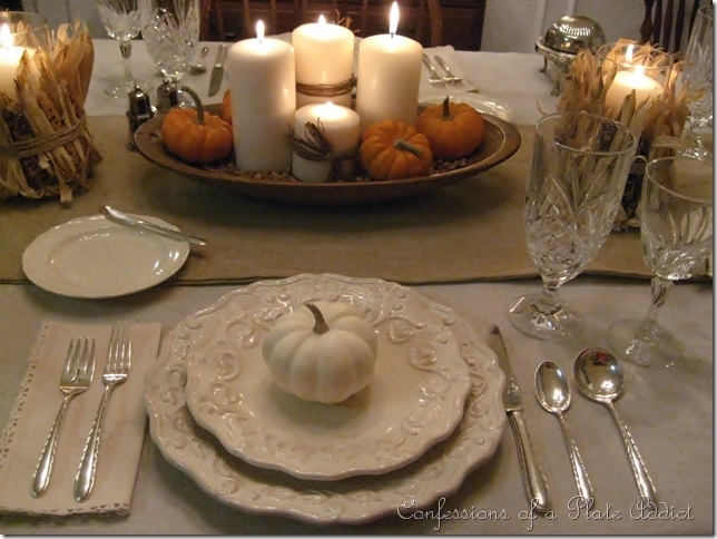 using my grandmother s dough bowl in fall decor, seasonal holiday d cor, thanksgiving decorations, It has also served as a centerpiece on my Thanksgiving table