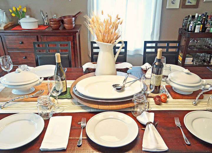 thanksgiving tablescape focusing on family amp food, seasonal holiday d cor, thanksgiving decorations