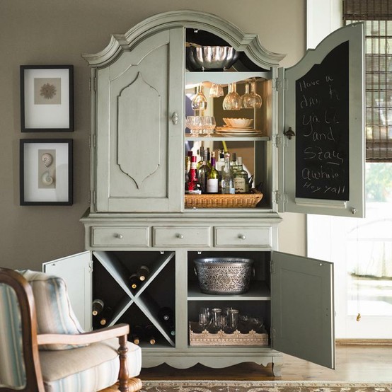 q repurposing armoire what is your favorite use, painted furniture, repurposing upcycling, Wine Cabinet