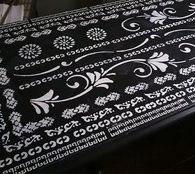 stenciled painted furniture, painted furniture