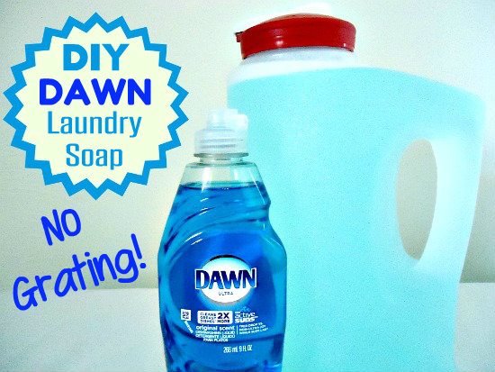 easy homemade laundry soap made with dawn, cleaning tips, Dawn dish soap can be used to make homemade laundry soap