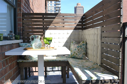 reclaim your backyard with a privacy fence, Balcony Privacy Fence via Engineer Your Space