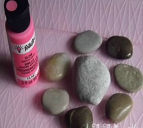 make glow in the dark garden rocks, crafts, gardening, painting, All you need are some rocks and some glow in the dark paint