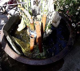 the fountain water chimes, gardening, ponds water features, The pipes may be adjusted for a soft tone