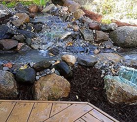 not too late to add a vacation to your backyard like this zero edge water feature, outdoor living, ponds water features, Same angle after