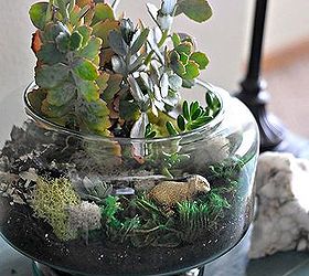 easter and spring succulent terrarium from frysauceandgrits com, easter decorations, seasonal holiday d cor