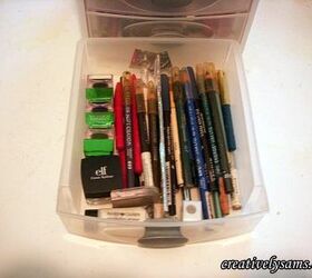 makeup storage, cleaning tips, storage ideas, A drawer for colored liners cream liners