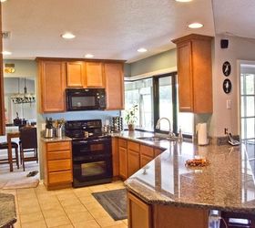 80 s kitchen before and after, countertops, home decor, home improvement, kitchen design